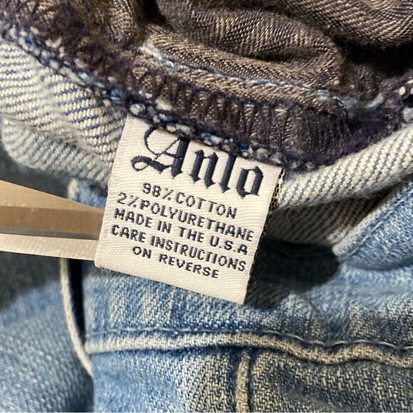 Anlo Boho Light Wash Wide Leg Jeans - Picture 6 of 6